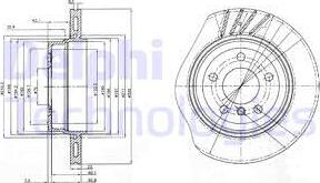 Delphi BG3943 - Disc frana www.parts5.com