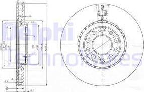 Delphi BG3951 - Disc frana www.parts5.com