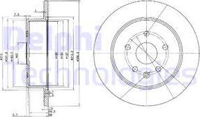 Delphi BG3907 - Brake Disc www.parts5.com