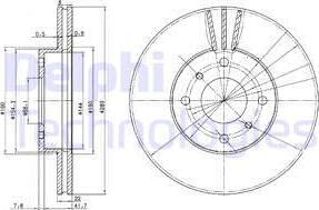 Delphi BG3596 - Brake Disc www.parts5.com