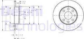 Delphi BG3567 - Brake Disc www.parts5.com