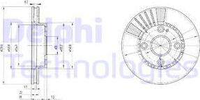 Delphi BG3508 - Brake Disc www.parts5.com