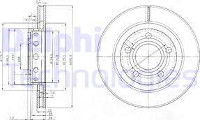 Delphi BG3525 - Brake Disc www.parts5.com