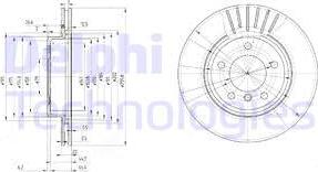 Delphi BG3527C - Brake Disc www.parts5.com