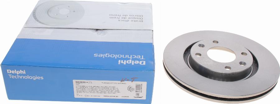 Delphi BG3620 - Brake Disc www.parts5.com