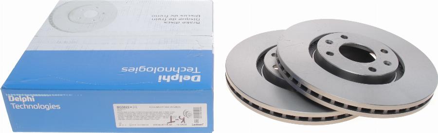 Delphi BG3622 - Tarcza hamulcowa www.parts5.com