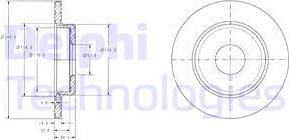 Delphi BG3673 - Brake Disc www.parts5.com