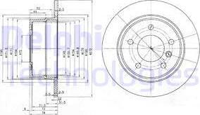 Delphi BG3040 - Brake Disc www.parts5.com