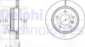 Delphi BG3041C - Тормозной диск www.parts5.com