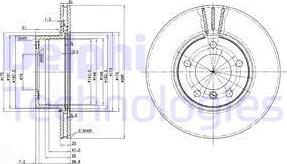 Delphi BG3043 - Тормозной диск www.parts5.com