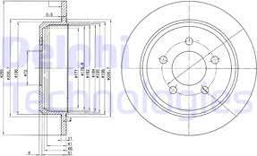 Delphi BG3073 - Brake Disc www.parts5.com