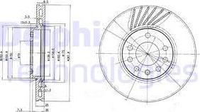 Delphi BG3142 - Tarcza hamulcowa www.parts5.com