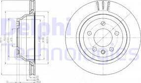 Delphi BG3894 - Disc frana www.parts5.com