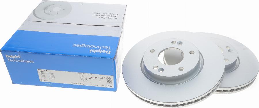 Delphi BG3861C - Brake Disc parts5.com