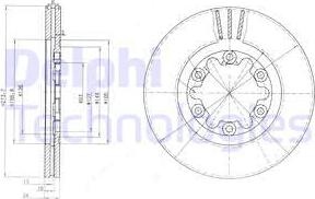 Delphi BG3809 - Brake Disc www.parts5.com