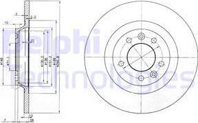 Delphi BG3836 - Brake Disc www.parts5.com