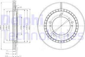 Delphi BG3820 - Brake Disc www.parts5.com