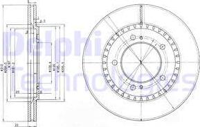 Delphi BG3821 - Brake Disc www.parts5.com