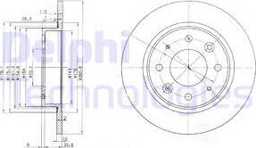 Delphi BG3336 - Disc frana www.parts5.com