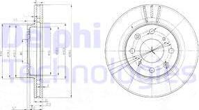 Delphi BG3794 - Brake Disc www.parts5.com