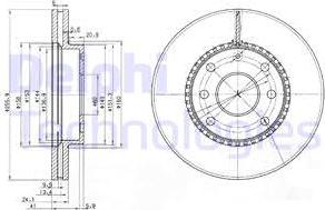 Delphi BG3790 - Brake Disc www.parts5.com