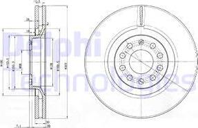 Delphi BG3714 - Brake Disc www.parts5.com