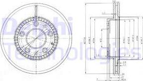 Delphi BG3724 - Brake Disc www.parts5.com