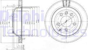 Delphi BG3775-C - Disc frana www.parts5.com