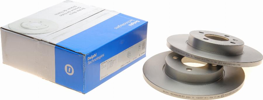 Delphi BG2454 - Brake Disc www.parts5.com