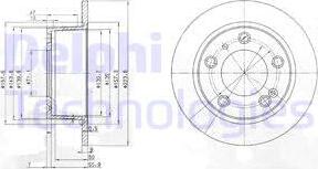 Delphi BG2528 - Brake Disc www.parts5.com