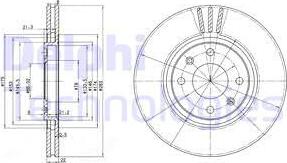 Delphi BG2690 - Disc frana www.parts5.com