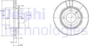 Delphi BG2109 - Disc frana www.parts5.com