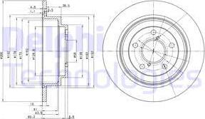 Delphi BG2826 - Fren diski www.parts5.com