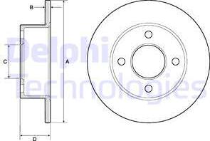 Delphi BG2343 - Piduriketas www.parts5.com