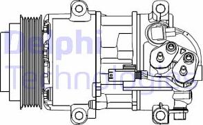 Delphi CS20499 - Συμπιεστής, συστ. κλιματισμού www.parts5.com