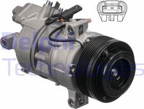 Delphi CS20498 - Compressor, air conditioning parts5.com