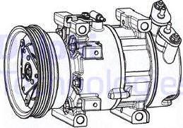 Delphi CS20533 - Συμπιεστής, συστ. κλιματισμού www.parts5.com