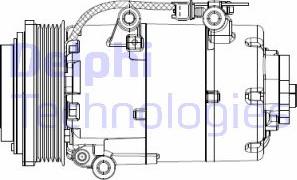 Delphi CS20358 - Compresseur, climatisation www.parts5.com