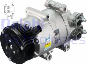 Delphi CS20323 - Compressor, air conditioning parts5.com