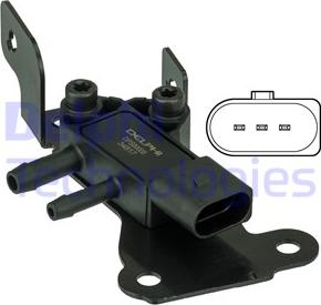 Delphi DPS00005 - Senzor, tlak ispušnih plinova www.parts5.com