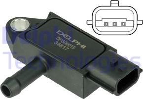 Delphi DPS00015 - Sensor, presión gas de escape www.parts5.com