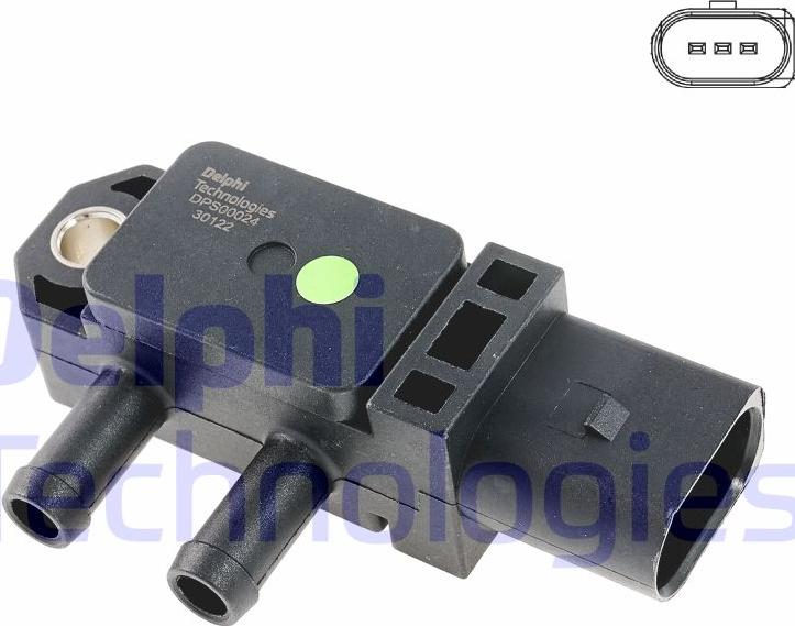 Delphi DPS00024-12B1 - Senzor, tlak výfukového plynu www.parts5.com