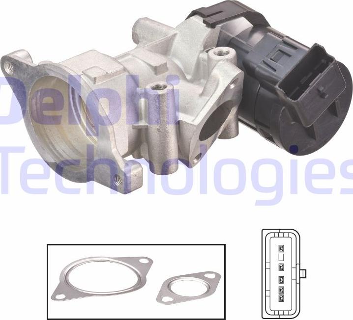 Delphi EG10591-12B1 - EGR Valve www.parts5.com