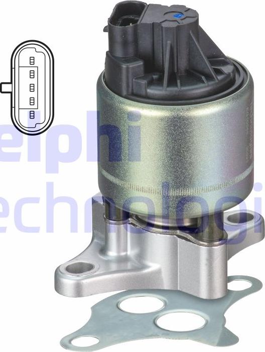 Delphi EG10545-12B1 - EGR Valve www.parts5.com