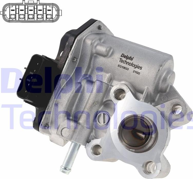 Delphi EG10633-12B1 - EGR Valve www.parts5.com