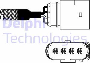 Delphi ES10978-12B1 - Αισθητήρας λάμδα www.parts5.com