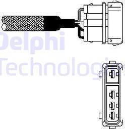 Delphi ES10333-11B1 - Lambda sensörü www.parts5.com