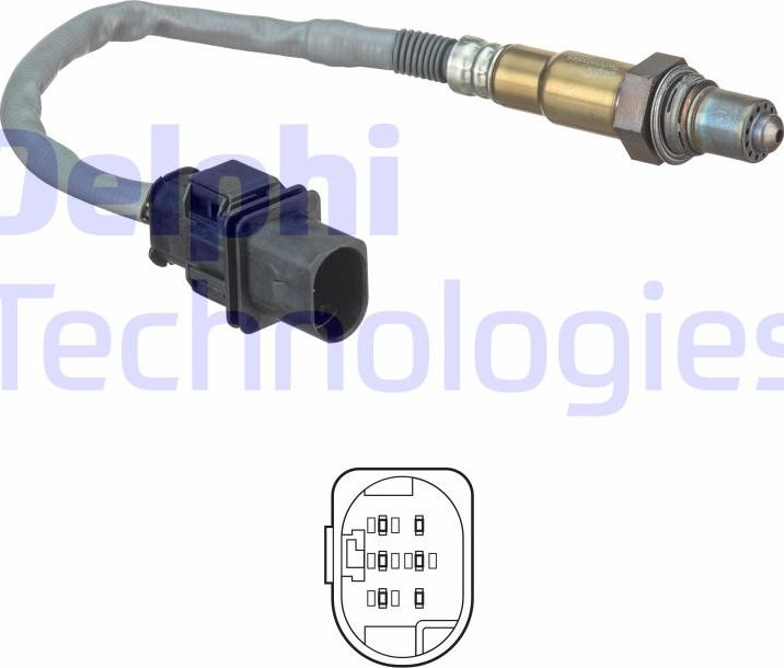 Delphi ES20555-12B1 - Sonda Lambda www.parts5.com