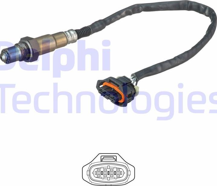 Delphi ES20636-12B1 - Lambda Sensor www.parts5.com