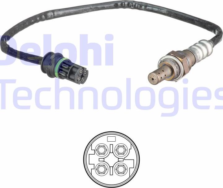 Delphi ES20674-12B1 - Αισθητήρας λάμδα www.parts5.com